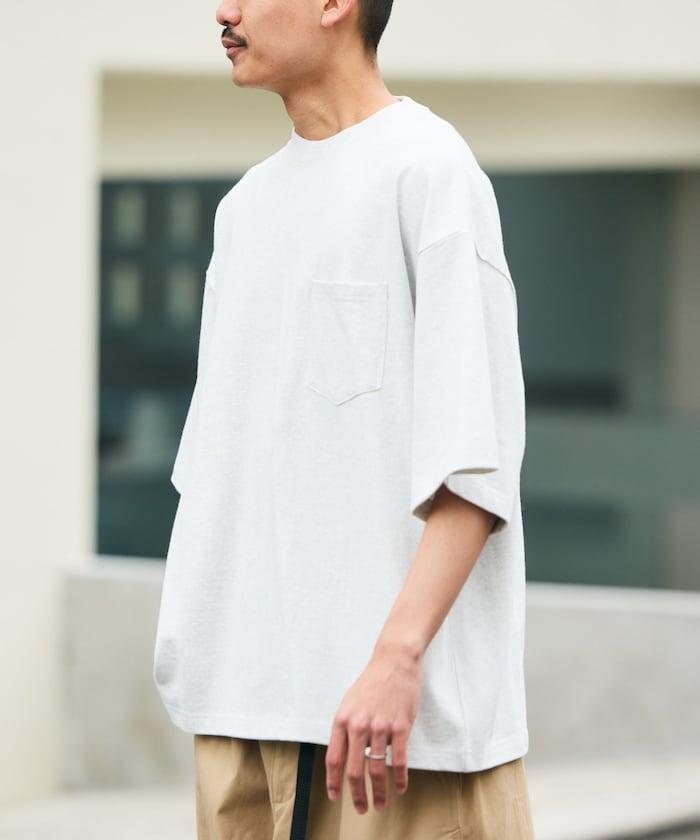 9盎司 重量級 寬鬆版 圓領 帶口袋T恤/重量級 【限定推出】