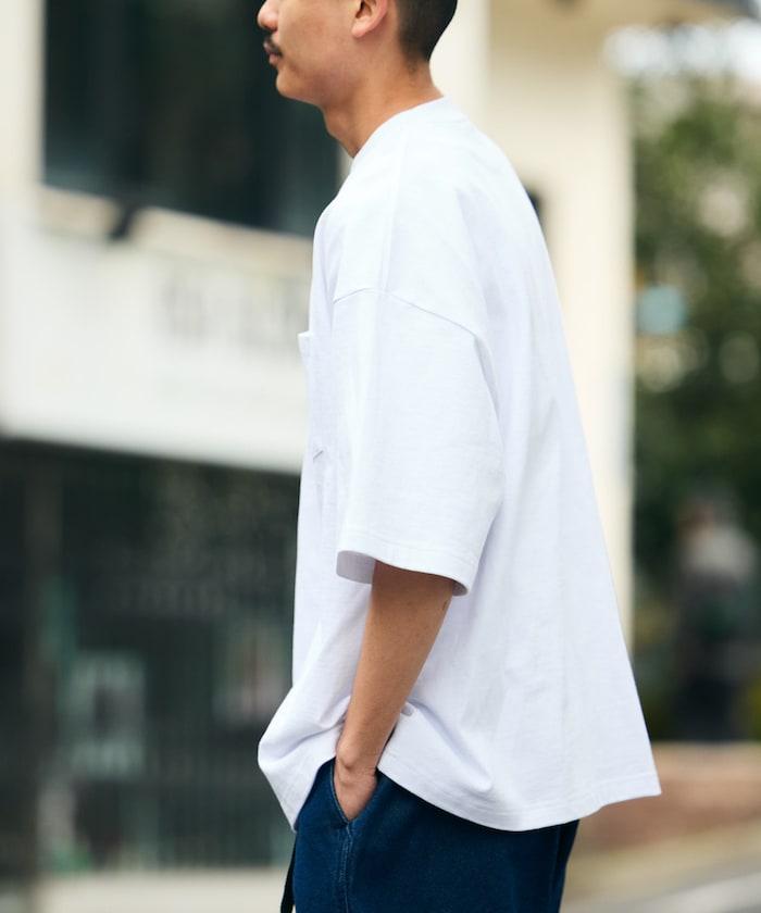 9盎司 重量級 寬鬆版 圓領 帶口袋T恤/重量級 【限定推出】