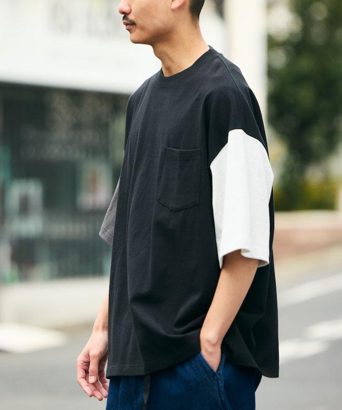 9盎司 重量級 寬鬆版 圓領 帶口袋T恤/重量級 【限定推出】