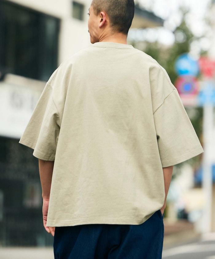 9盎司 重量級 寬鬆版 圓領 帶口袋T恤/重量級 【限定推出】