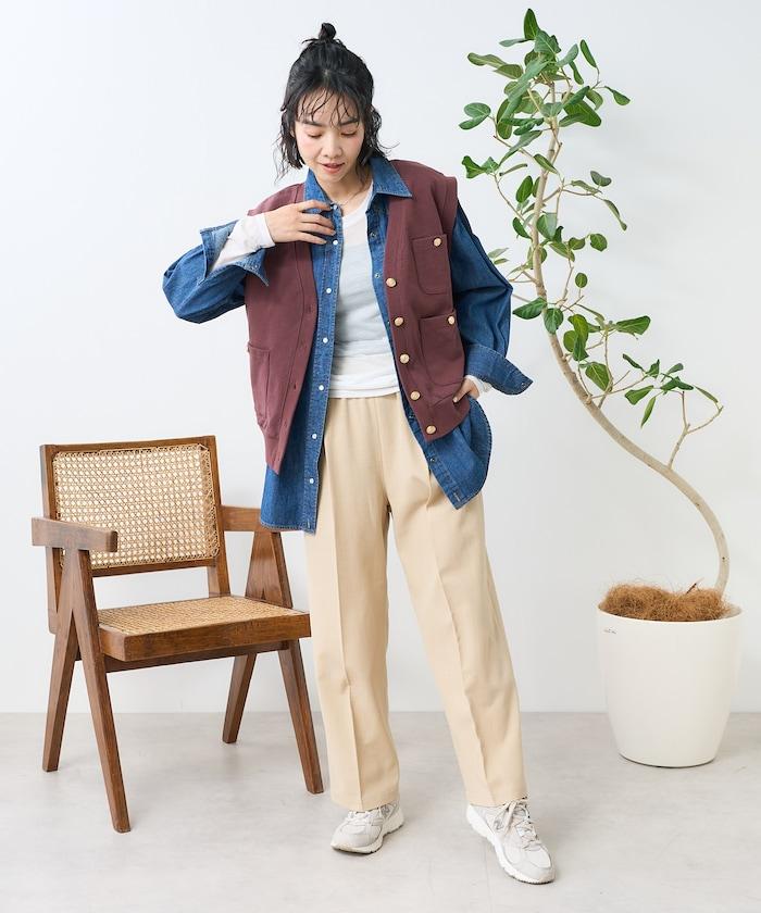 金扣 緊身馬甲