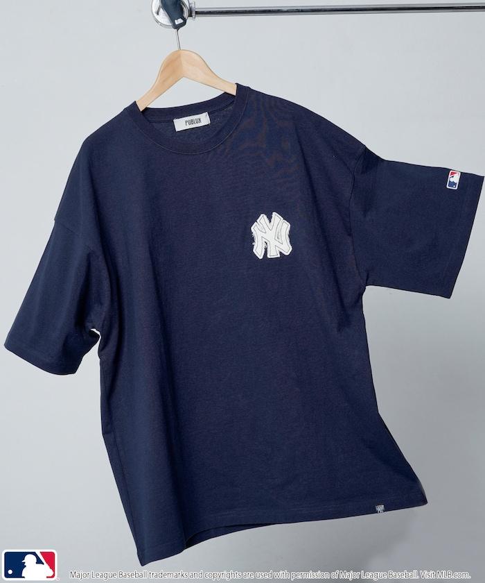 聯名 MLB 損壞徽章logo T恤