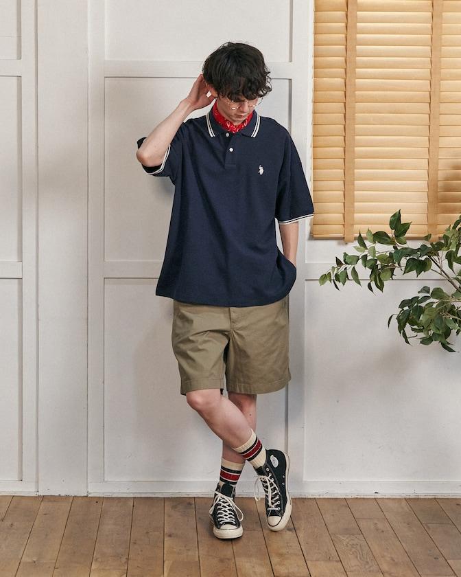 聯名 鹿子紋立領Polo衫【限定推出】