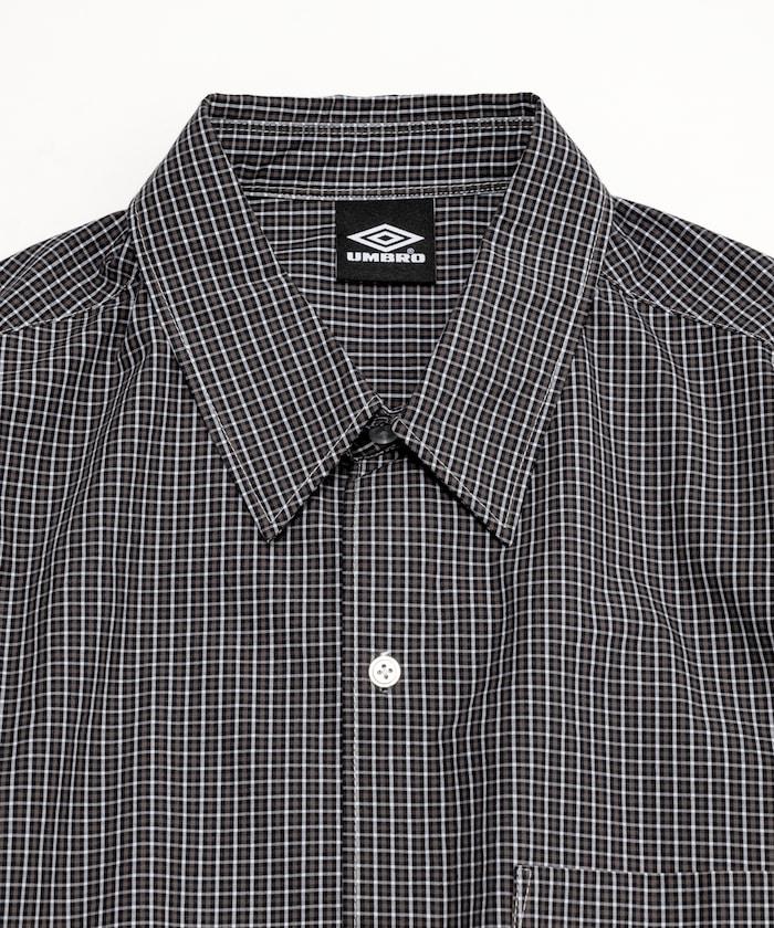 聯名 UMBRO 刺繡格子襯衫