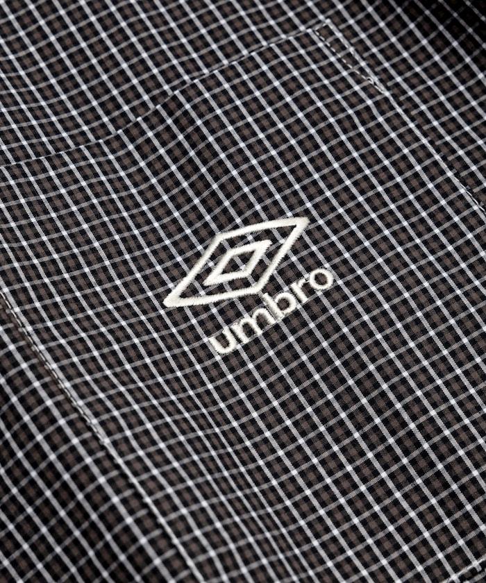 聯名 UMBRO 刺繡格子襯衫