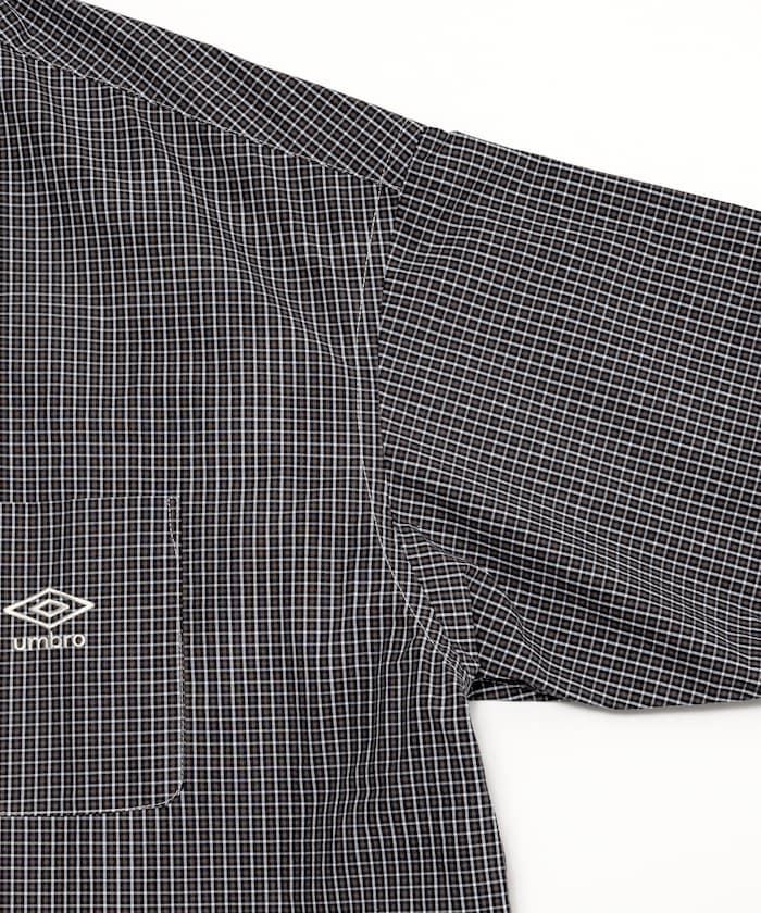 聯名 UMBRO 刺繡格子襯衫