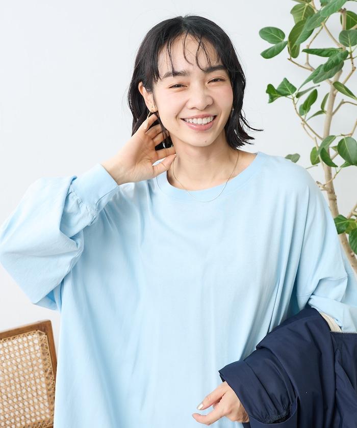大容量剪裁連衣裙
