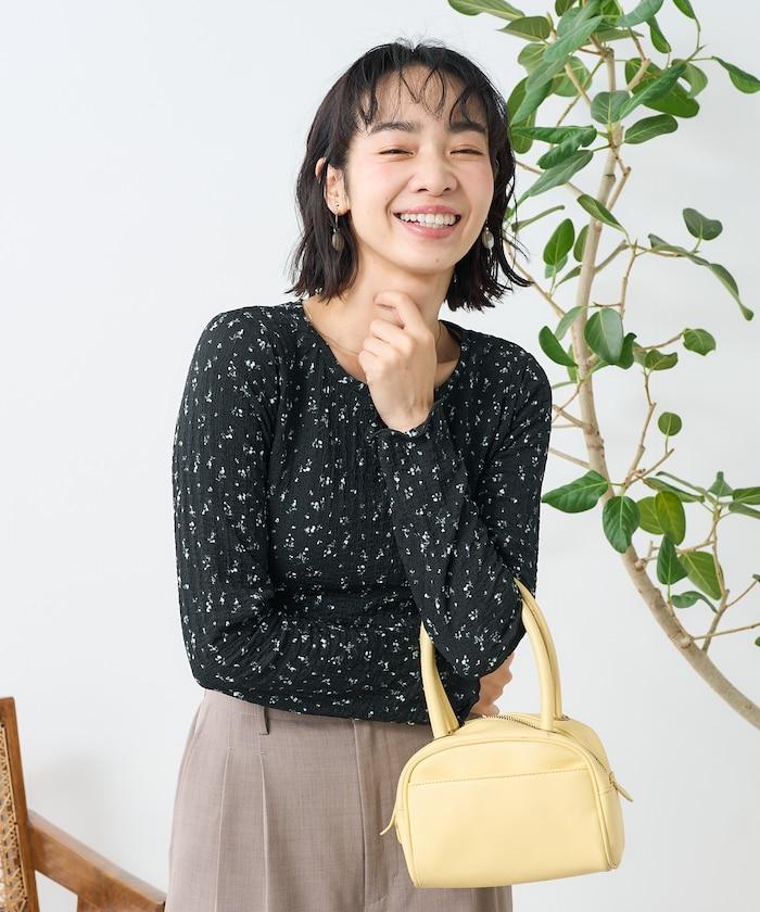花紋 彈力上衣