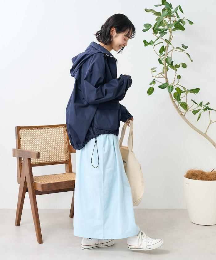 大容量剪裁連衣裙