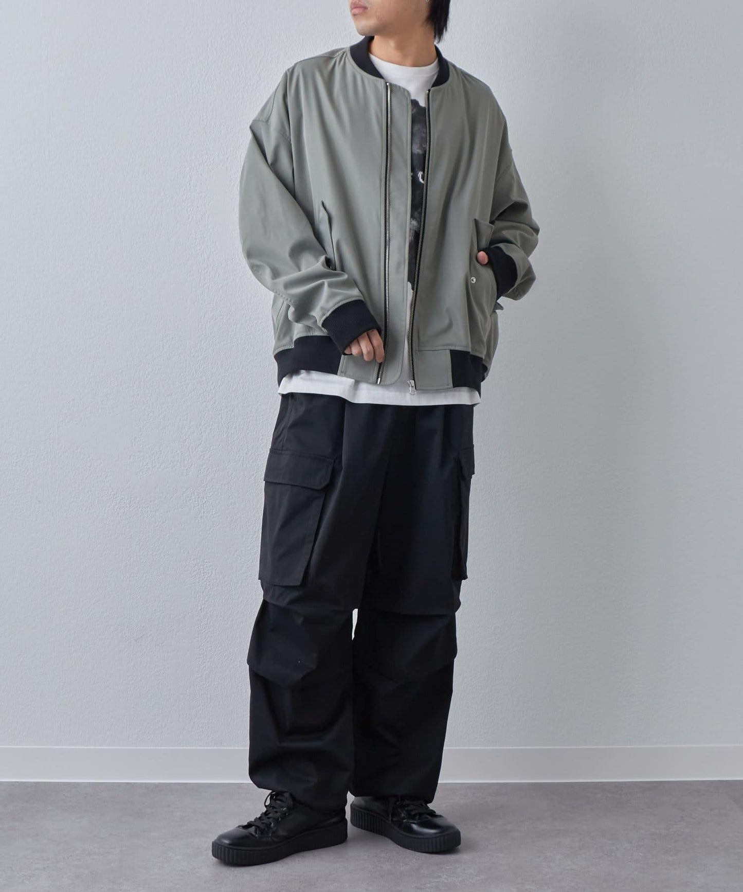 【SS優先】彈力工裝褲