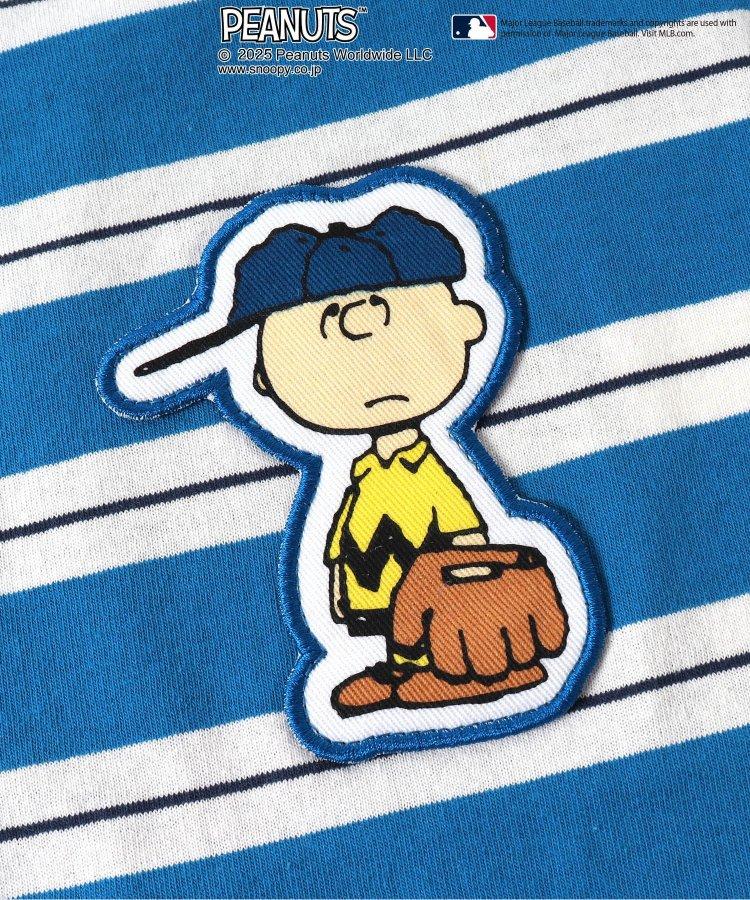 【MLB×《花生漫畫》】多色條紋長袖T恤