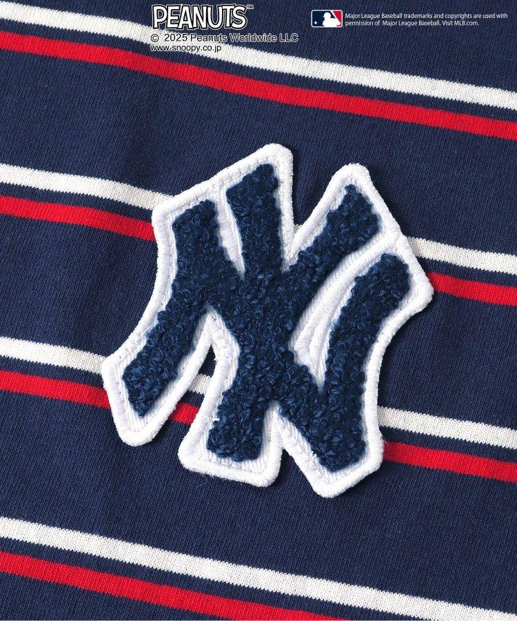 【MLB×《花生漫畫》】多色條紋長袖T恤