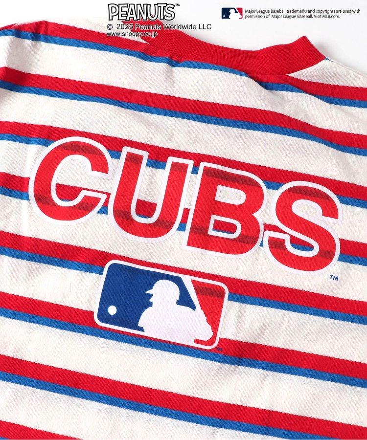 【MLB×《花生漫畫》】多色條紋長袖T恤