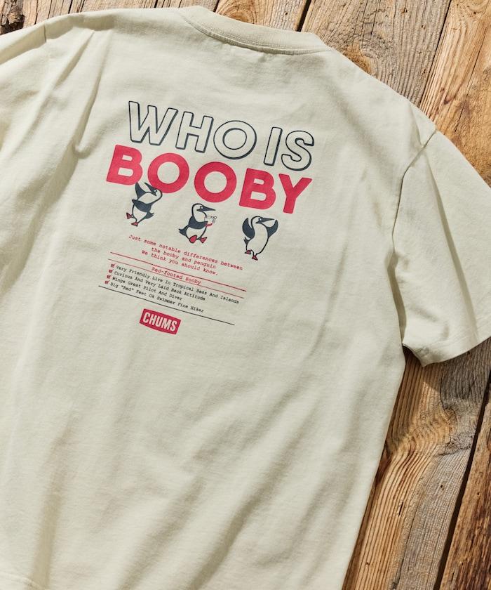 CHUMS×FREAK'S STORE/巧妙設計/印花背部 圓領 T恤 / WHO IS BOOBY