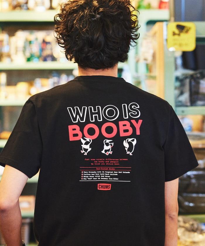 CHUMS×FREAK'S STORE/巧妙設計/印花背部 圓領 T恤 / WHO IS BOOBY