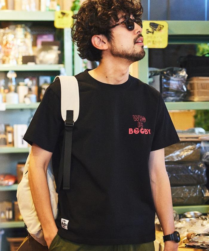 CHUMS×FREAK'S STORE/巧妙設計/印花背部 圓領 T恤 / WHO IS BOOBY