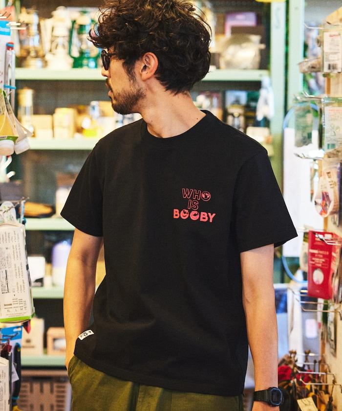 CHUMS×FREAK'S STORE/巧妙設計/印花背部 圓領 T恤 / WHO IS BOOBY