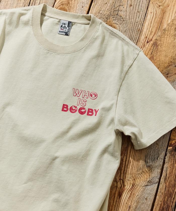CHUMS×FREAK'S STORE/巧妙設計/印花背部 圓領 T恤 / WHO IS BOOBY