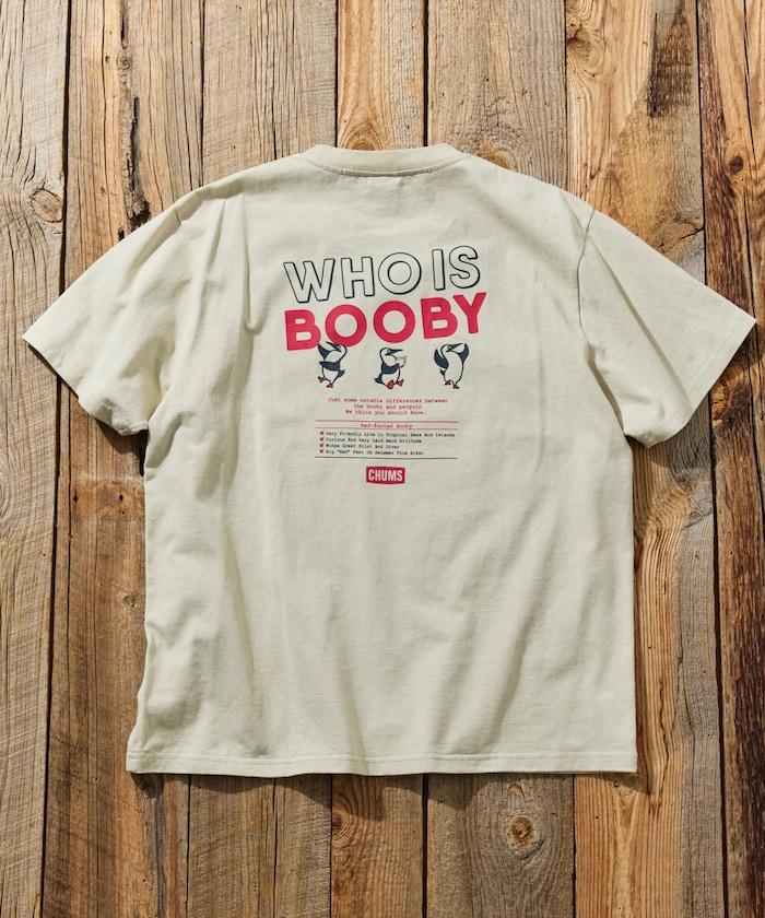 CHUMS×FREAK'S STORE/巧妙設計/印花背部 圓領 T恤 / WHO IS BOOBY