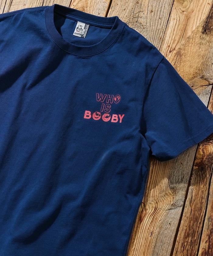 CHUMS×FREAK'S STORE/巧妙設計/印花背部 圓領 T恤 / WHO IS BOOBY