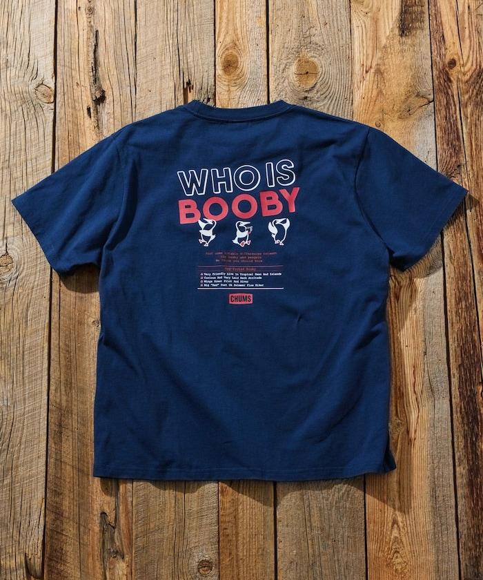 CHUMS×FREAK'S STORE/巧妙設計/印花背部 圓領 T恤 / WHO IS BOOBY