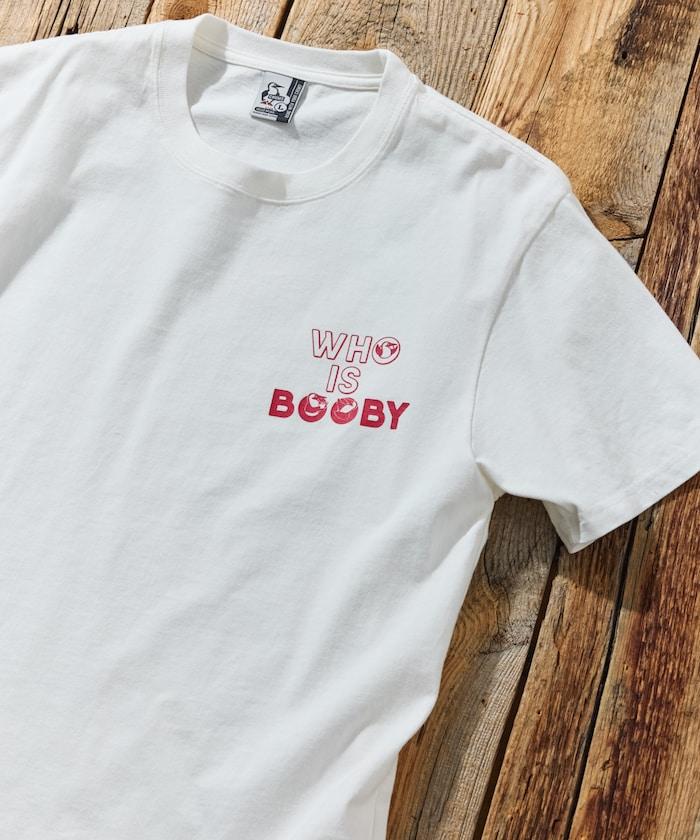 CHUMS×FREAK'S STORE/巧妙設計/印花背部 圓領 T恤 / WHO IS BOOBY
