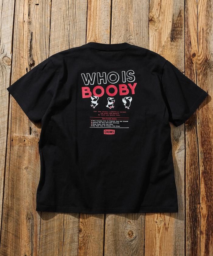 CHUMS×FREAK'S STORE/巧妙設計/印花背部 圓領 T恤 / WHO IS BOOBY