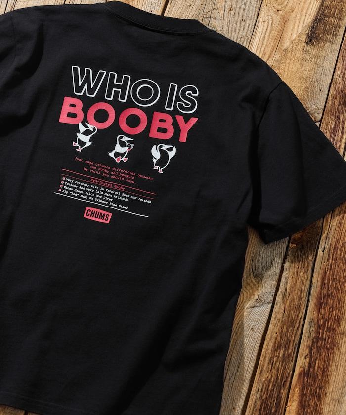 CHUMS×FREAK'S STORE/巧妙設計/印花背部 圓領 T恤 / WHO IS BOOBY