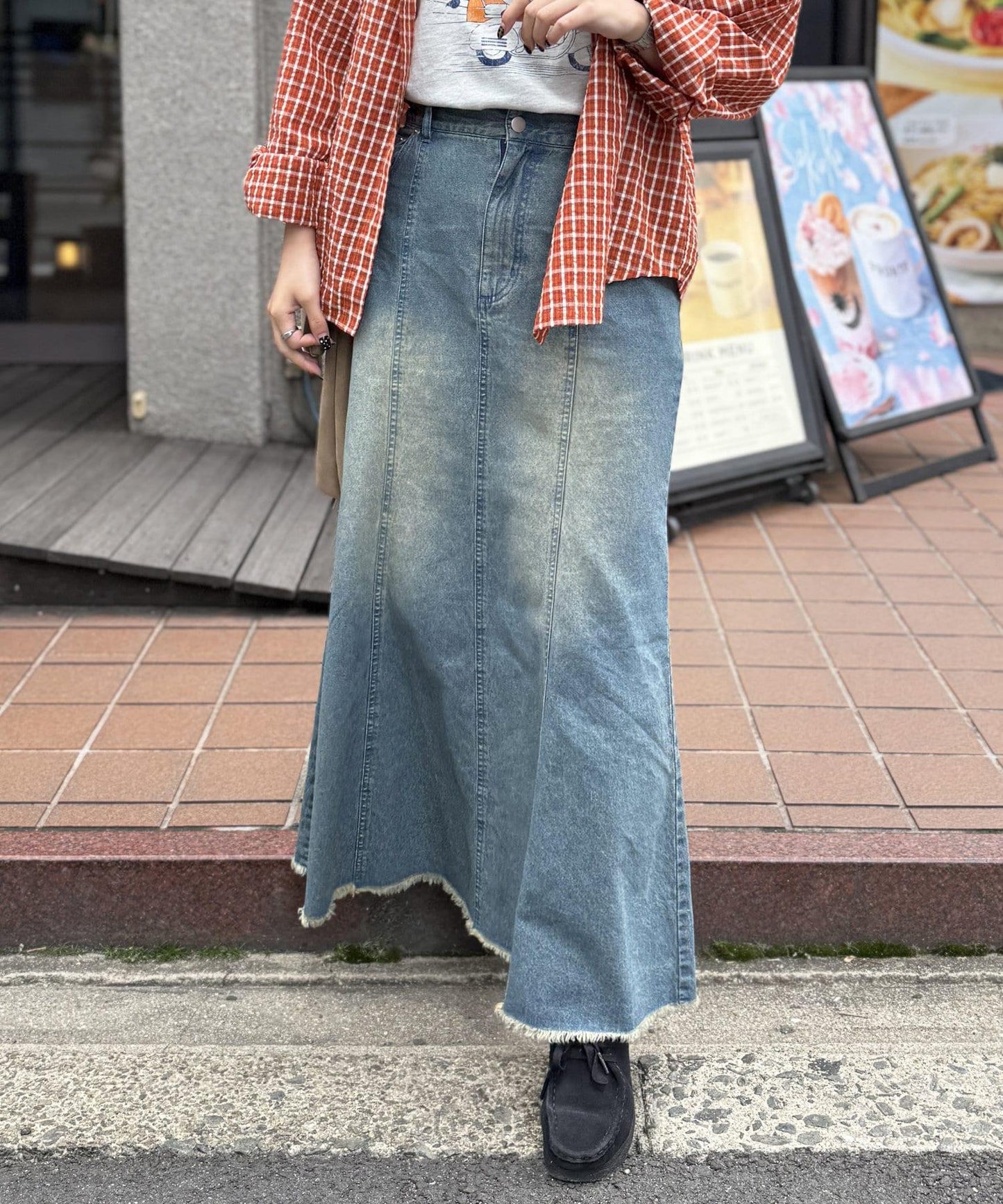8盎司牛仔美人魚裙