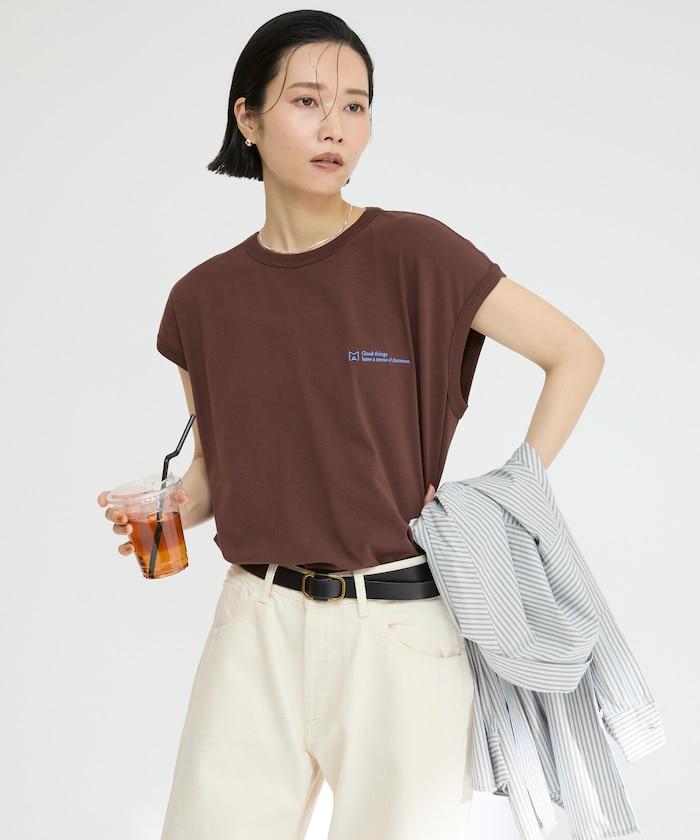 基礎logo法式短袖T恤