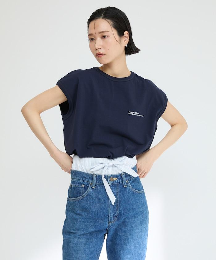 基礎logo法式短袖T恤