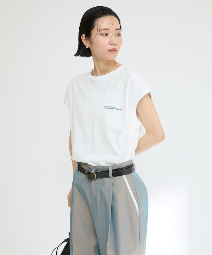 基礎logo法式短袖T恤