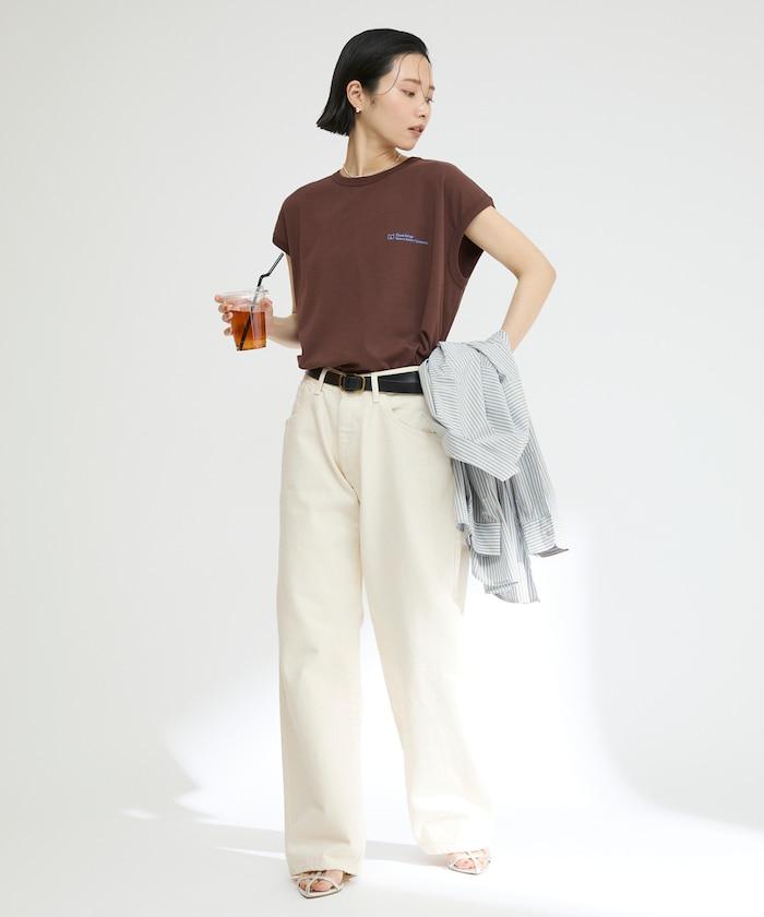 基礎logo法式短袖T恤