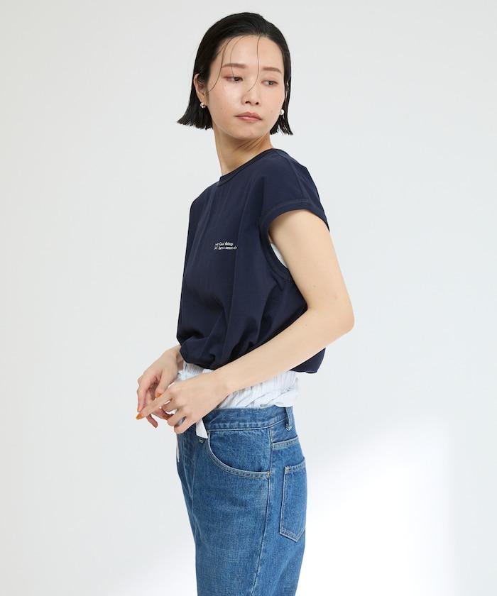 基礎logo法式短袖T恤