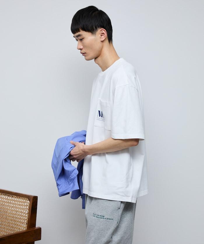 MA概念印花口袋T恤