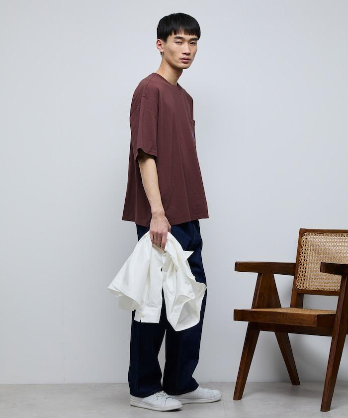 MA概念印花口袋T恤