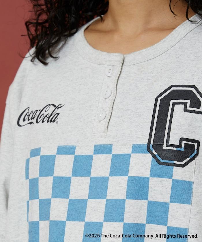 Coca-Cola/可口可樂 亨利領T恤