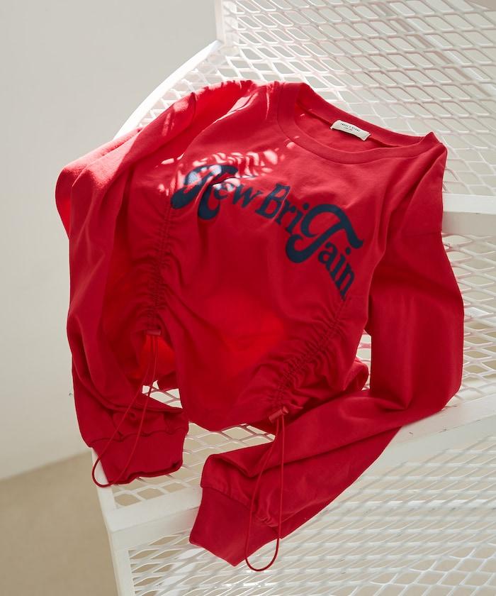 拉鍊標誌印花T恤