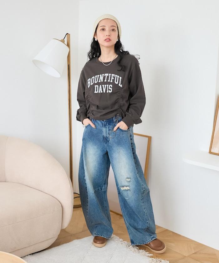 拉鍊標誌印花T恤