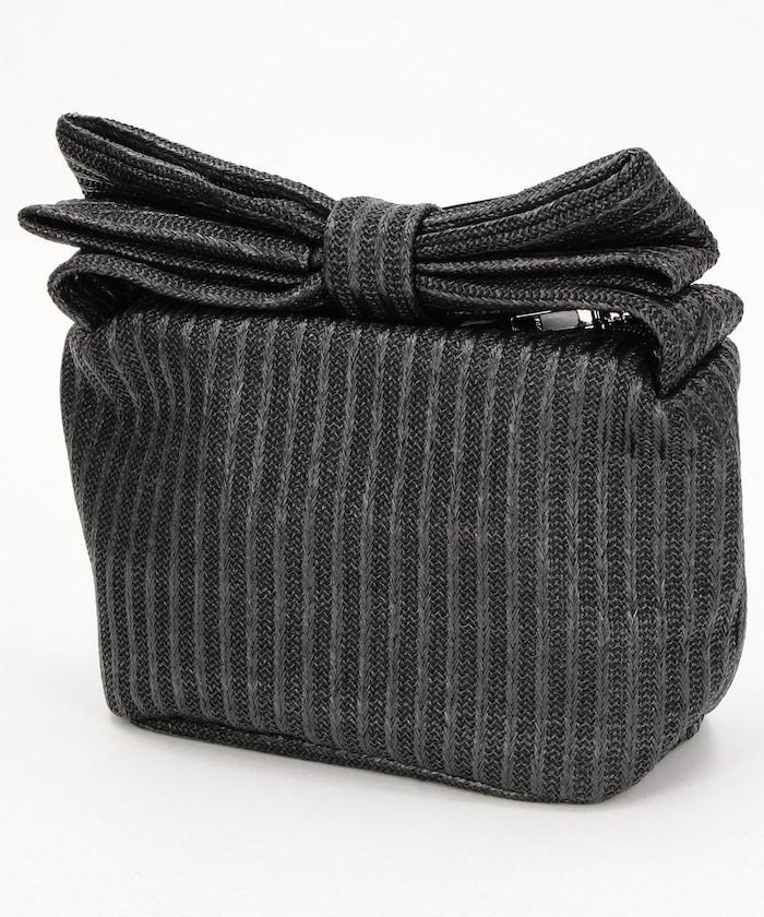 絲帶編織草編小包