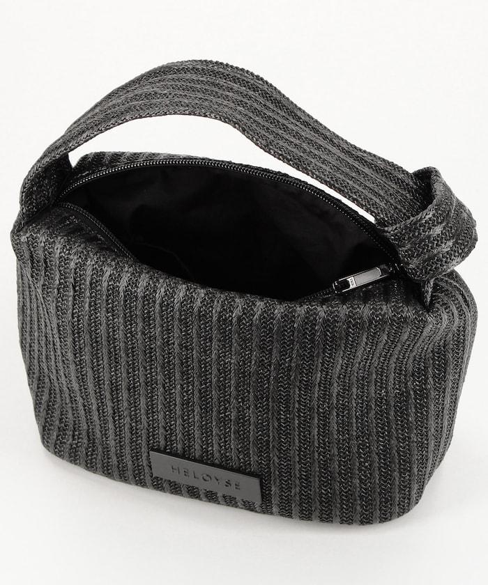 絲帶編織草編小包