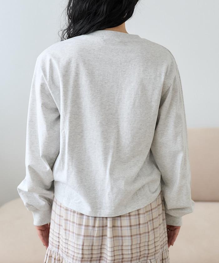 拉鍊標誌印花T恤