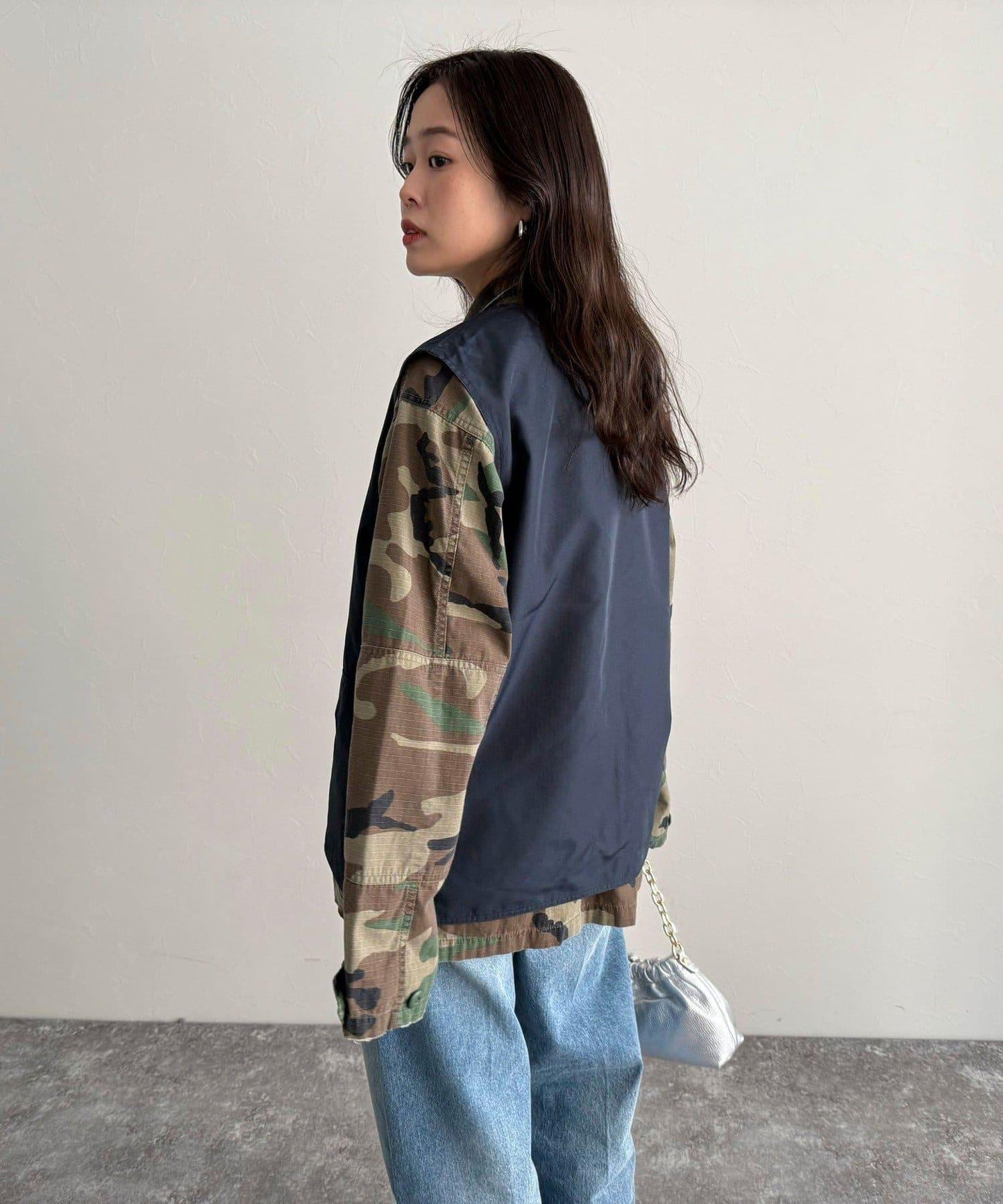 【TAION】軍事風可反穿V領背心