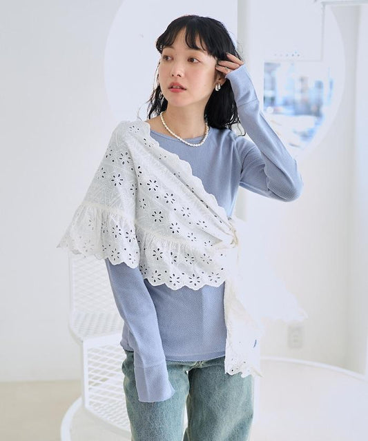 印度多功能圓形荷葉邊蕾絲