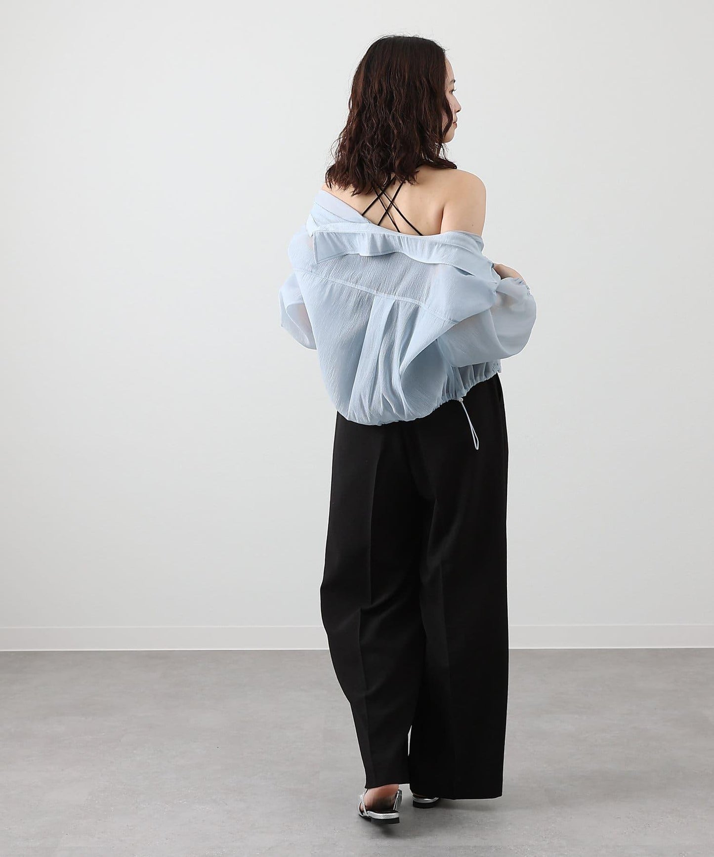 【SS優先】帶杯交叉彈力吊帶背心