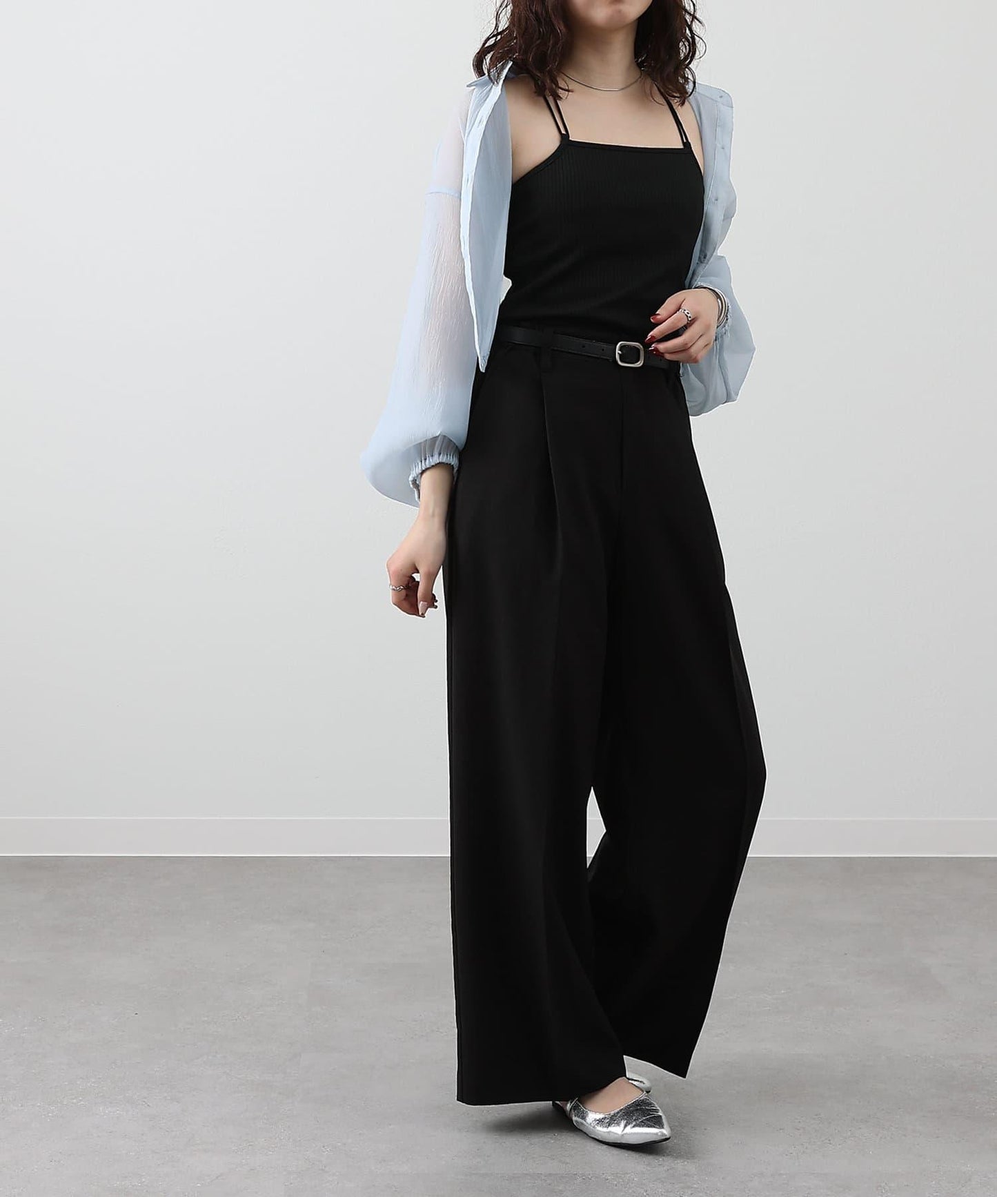 【SS優先】帶杯交叉彈力吊帶背心