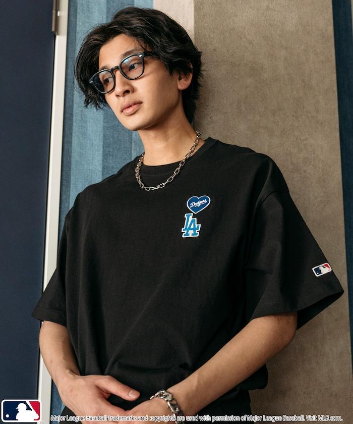 聯名 MLB 心形標誌刺繡T恤