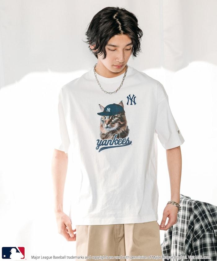 聯名 MLB 動物印花T恤