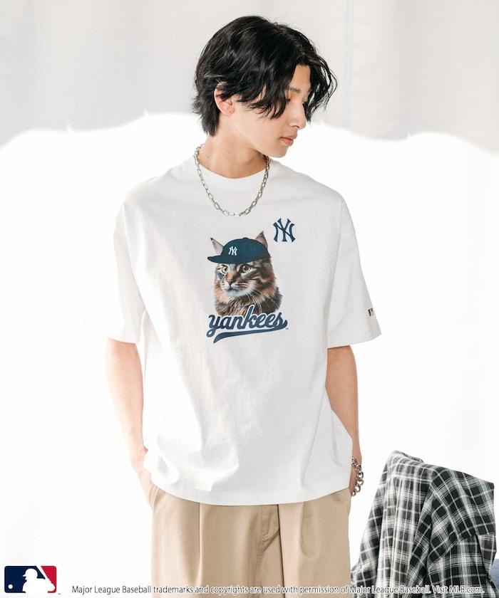 聯名 MLB 動物印花T恤