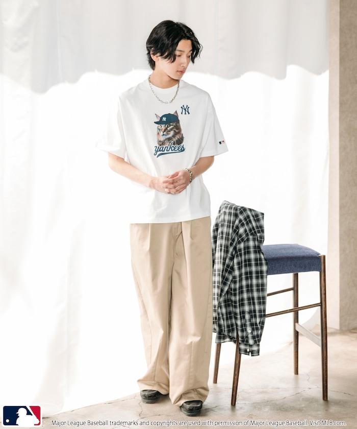 聯名 MLB 動物印花T恤